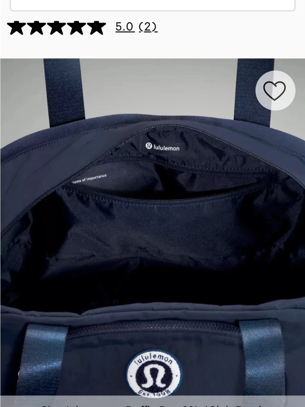 City Adventurer Duffle Bag 29L Club Patch